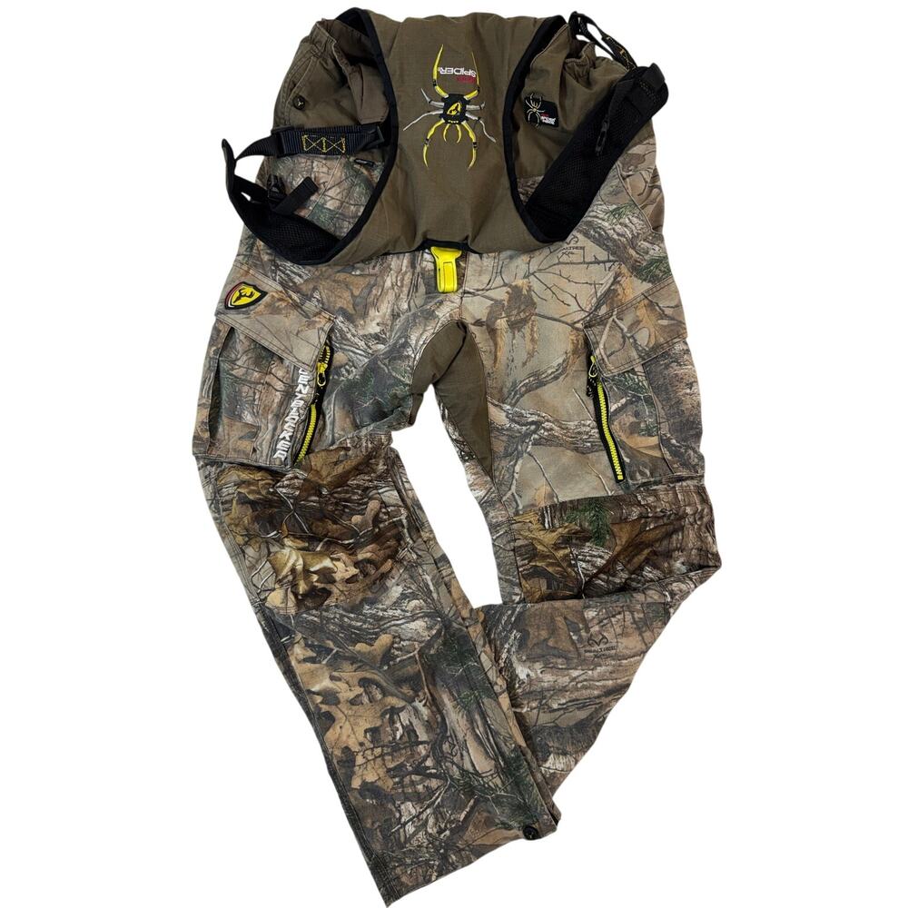 ScentBlocker Tree Spider SpiderWeb Recon Hunting Bibs M Realtree Xtra Camo